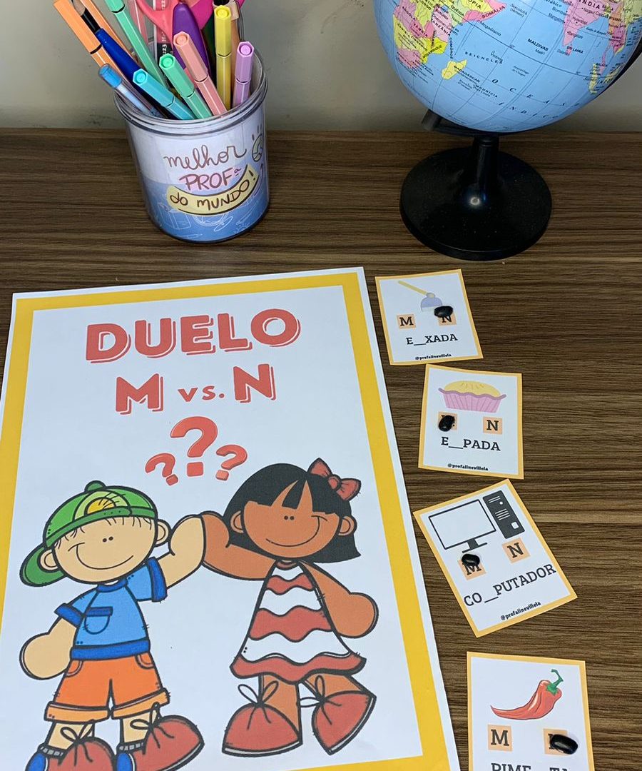 Duelo M/N - Jogo Pedagógico Ortografia