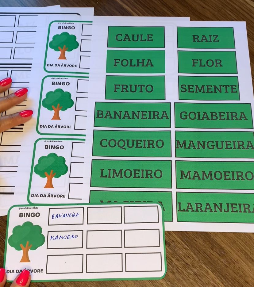 Bingo Dia da Árvore